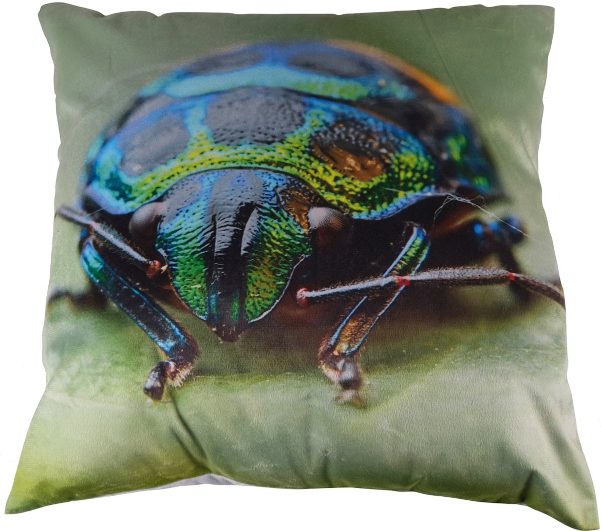 Linen & More Photoprint Bug Kussen | 45 X 45 | Sierkussen Voor Woonkamer Of Slaapkamer multi kleuren
