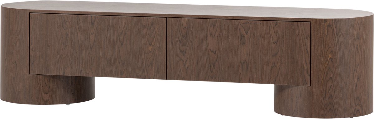 WOOOD Velari Tv Meubel 200 CM - Hout Fineer - Bruin - 50x200x50