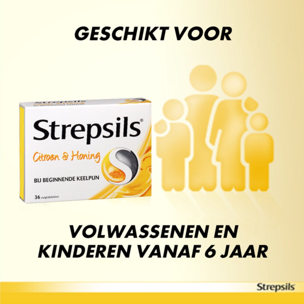 Strepsils Citroen & Honing - 3 x 36 Zuigtabletten - Keelverzorging