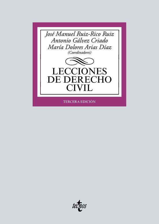 Derecho - Biblioteca Universitaria de Editorial Tecnos - Lec ... - cover