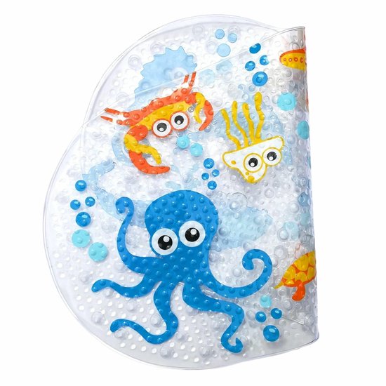 Badmat Antidérapant - Enfants - Canards - Canard en Caoutchouc - 70x40 cm - Pour Bain et Douche - Avec Ventouses