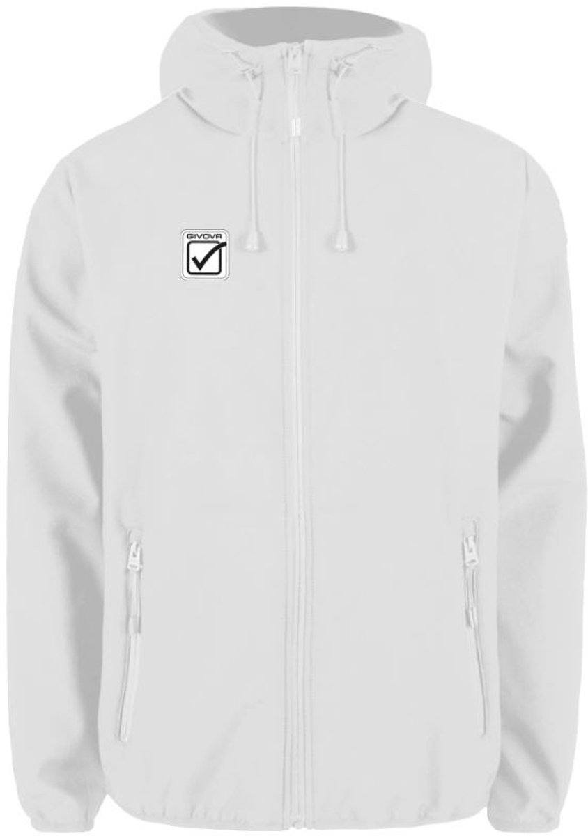 Unisex softshell jas Givova jas wit - 3XL