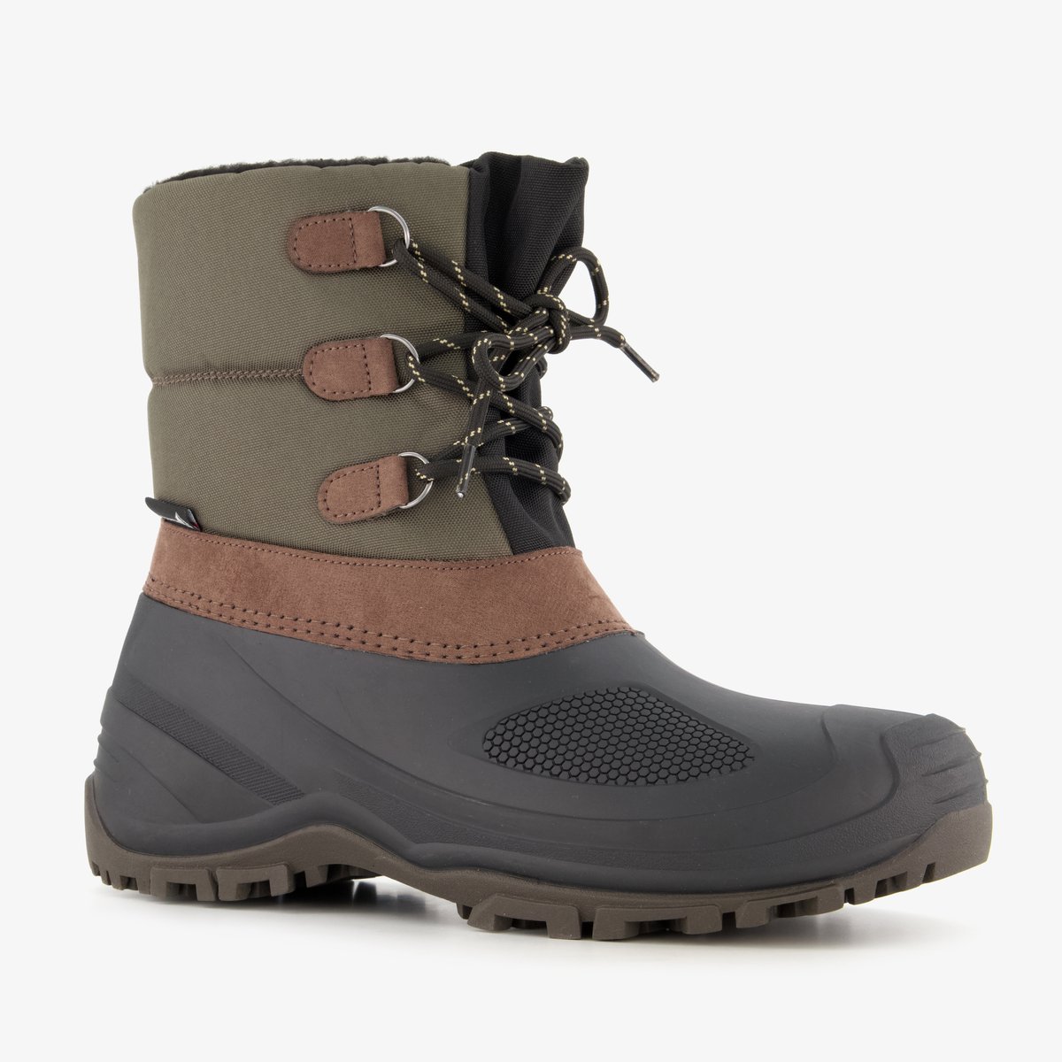 Mountain Peak gevoerde heren snowboots bruin zwart - Maat 41/42 - Moonboots