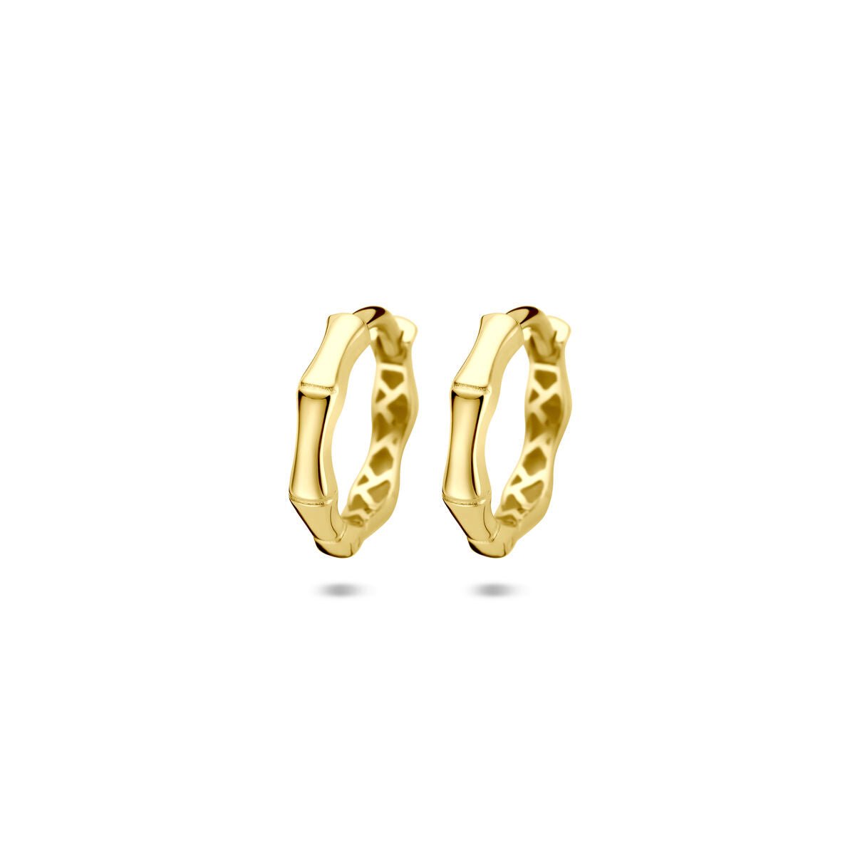 14K Geelgouden oorringen buis 2,5 mm - 4034346