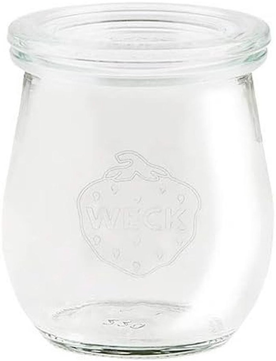 Inmaakglazen mini tulpenvorm 220 ml - Set van 12