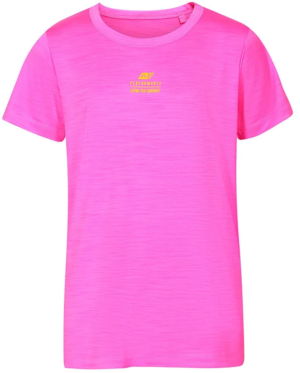 Alpine Pro Basiko T-shirt Met Korte Mouwen 104-110 cm Kinderen Roze