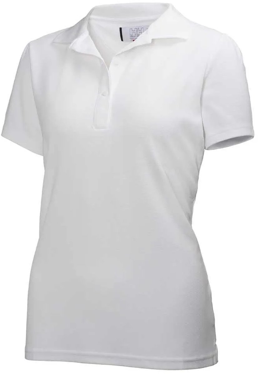 Helly Hansen Tech Crew Korte Mouw Poloshirt Wit XL Vrouw