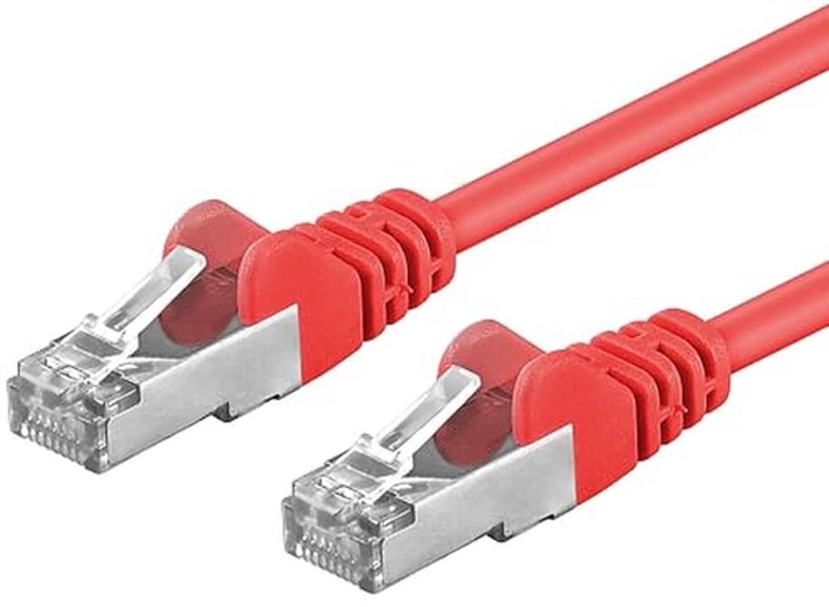 Ethernet Netwerkkabel CAT6a 10Gbit/s S/FTP 0.5m RJ45