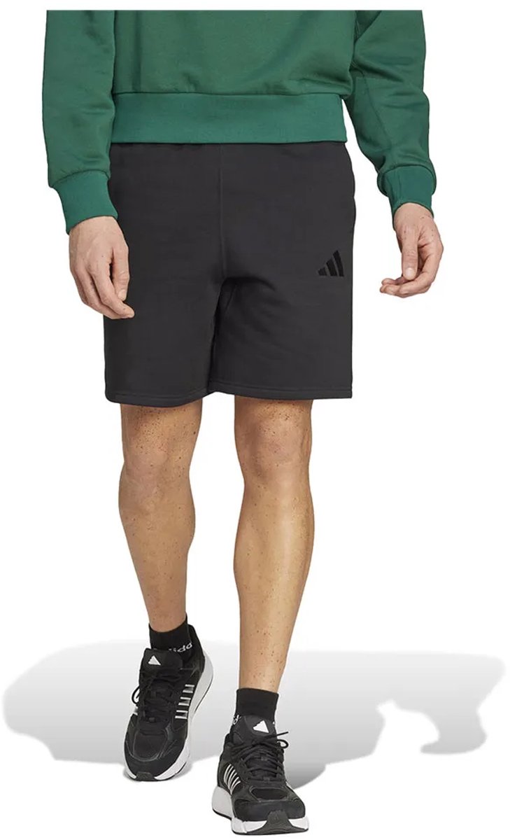 Adidas All Szn Fleece Korte Broek S Tall Man Zwart