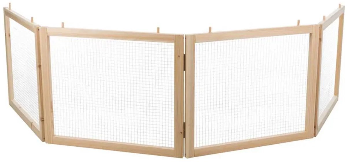 Trixie - Indoor Ren - 4 Panelen - Hout - 60-240X50 cm