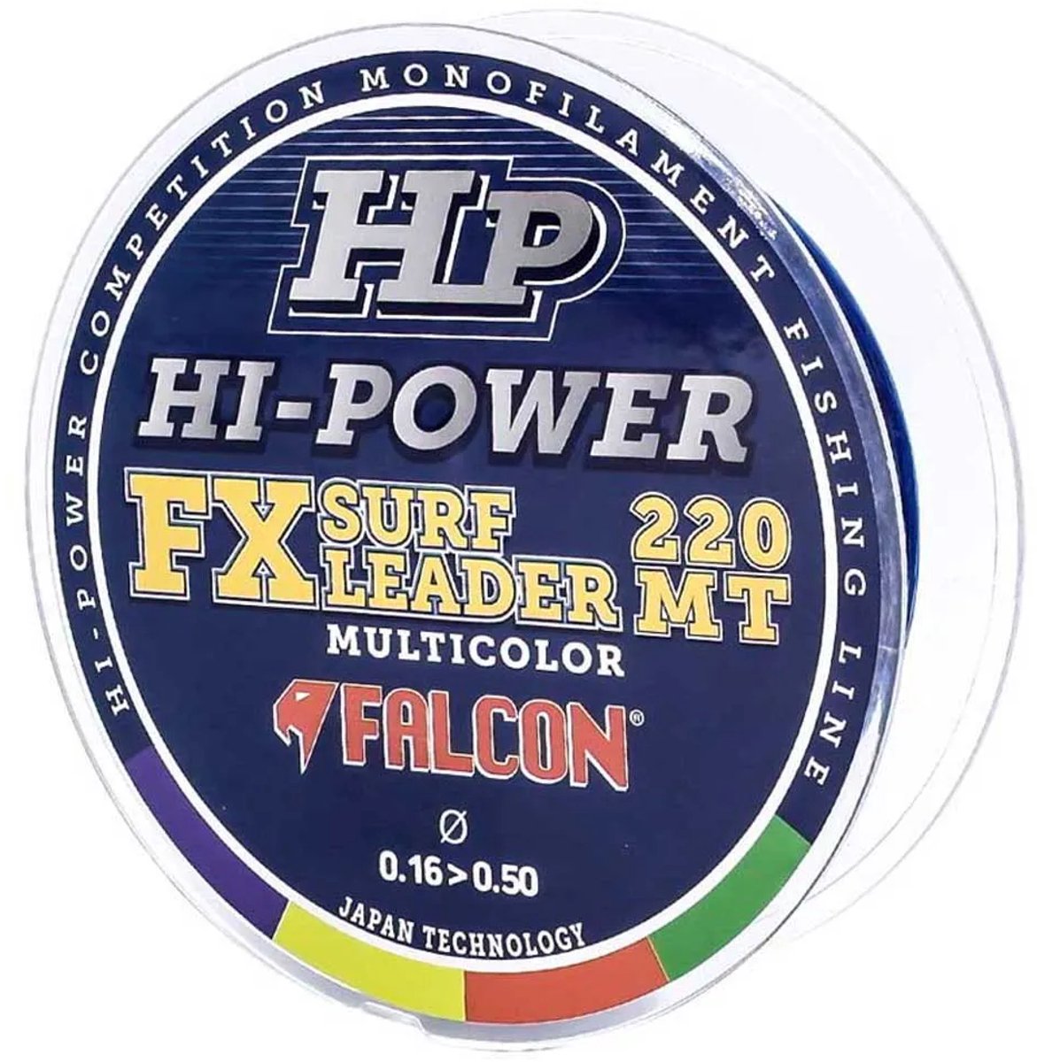 Falcon Fx Surfcasting 220 M Taps Toelopende Onderlijn Transparant 0.160-0.500 mm