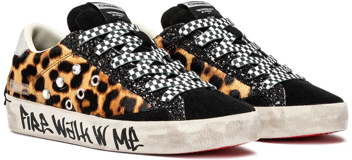 Crime London Distressed Schoenen Bruin,Zwart EU 36 Vrouw