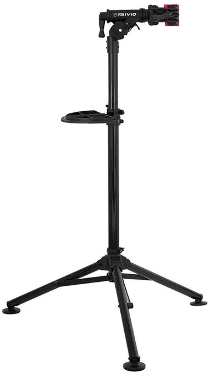 Trivio Master - Aluminium fiets montage standaard - Aluminium 3-poot - Belastbaar tot 16 kg - zwart