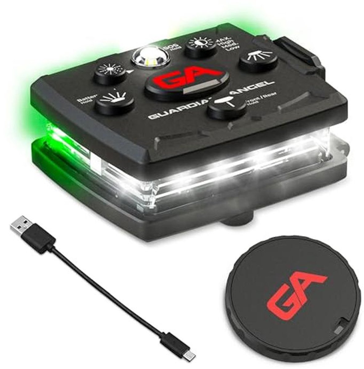 Persoonlijke Veiligheid Lichtbalk 360° Zichtbaarheid - Magnetische Handsfree Monteerbare Zaklamp met Oplaadbare Batterij