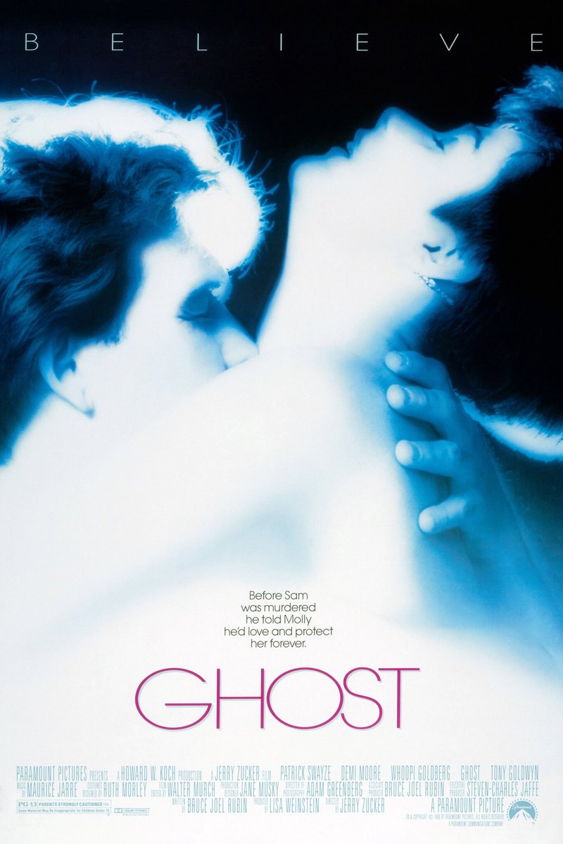 karo-art Poster-Ghost,1990, Originele Filmposter, Premium Print, Professioneel Fotopapier Multikleur