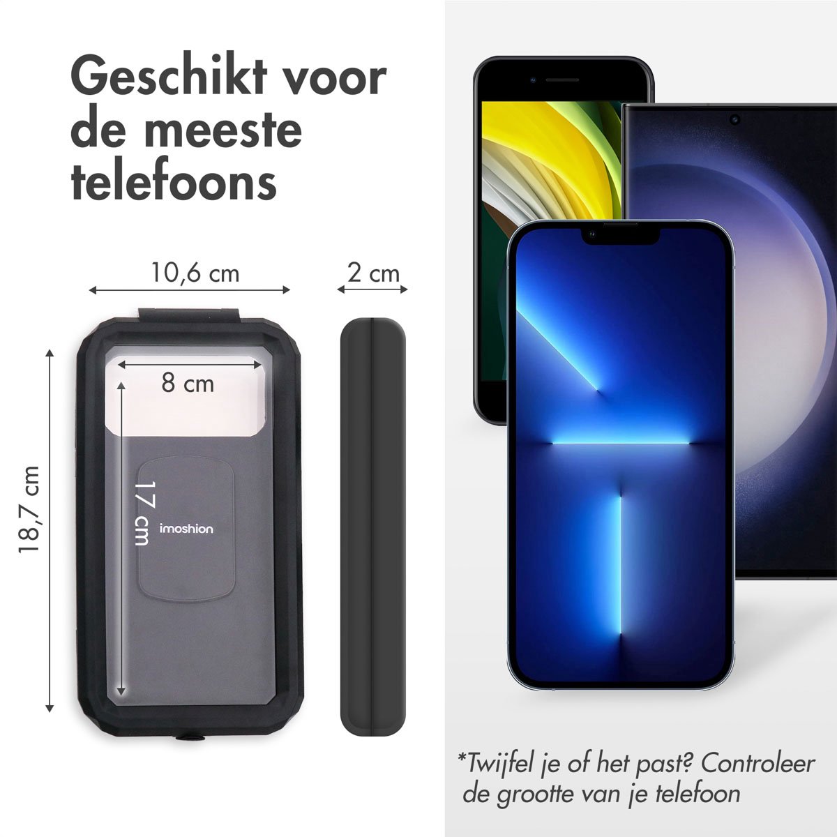 Siliconen Fiets Telefoonhouder – 360° Draaibaar, Universele Stuurbefestiging, Schokabsorberend, Anti-slip, Voor Alle Smartphones – Geschikt Voor Fiets, Scooter En Meer