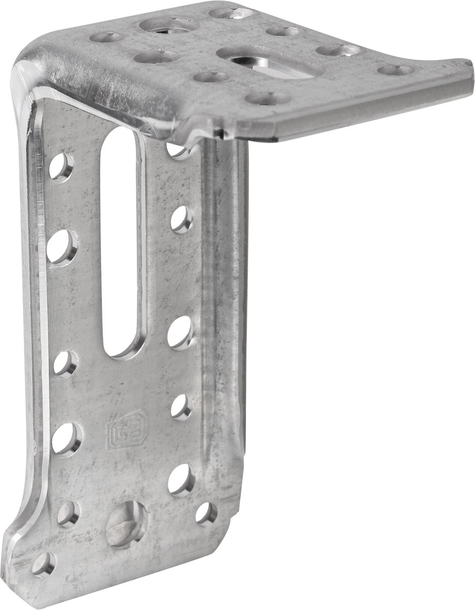 GB XL-hoek - 100 x 150 x 5 mm - verzinkt