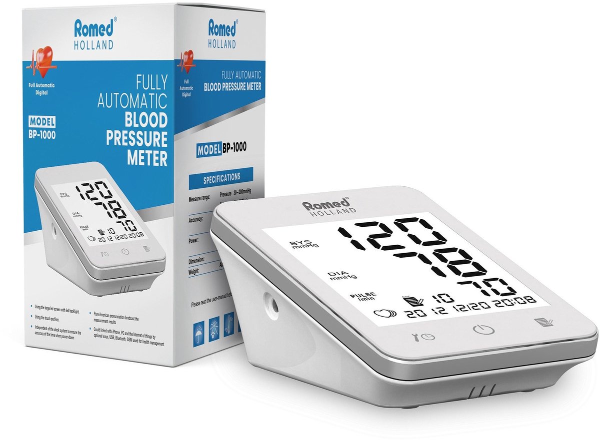 Romed Volautomatische bloeddrukmeter - Set van 2 doosjes Romed