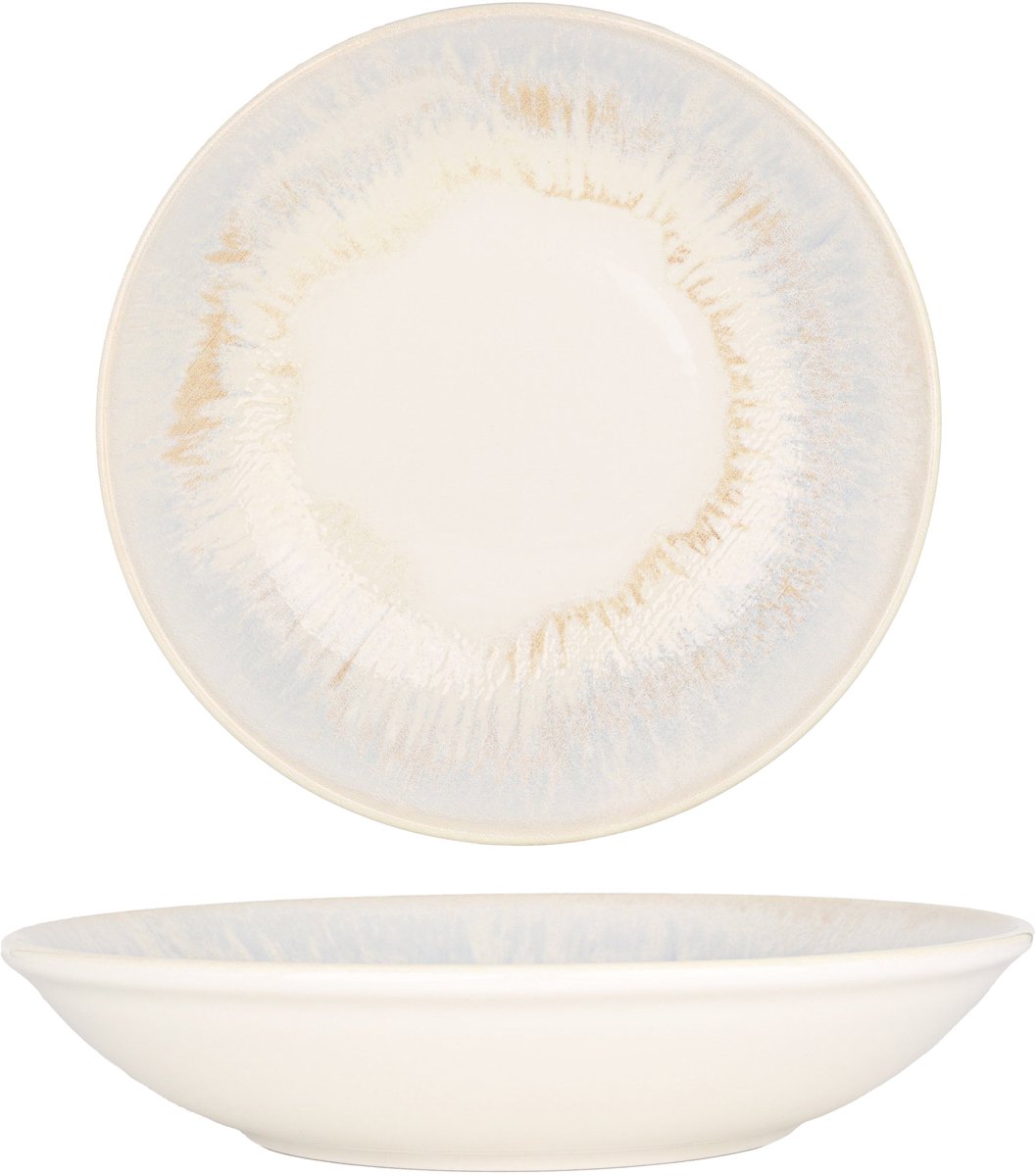 By Bone Diepbord - Wave - Porselein - 23 cm (1000cc) - set van 6