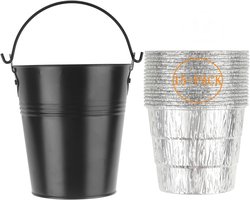 Houtpellet Emmer en Liners Set voor Optimaal Gebruik