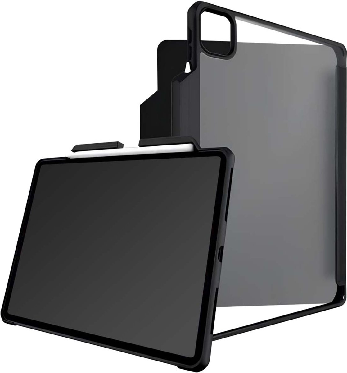 Itskins, Hoesje geschikt voor iPad Pro 12.9'' - Folio Hybrid Solid R Versterkt & 100% Gerecycled Plastic, Transparant