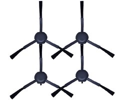 4x Zijborstel geschikt voor Dreame L10 Pro/Z10 Pro - sidebrush