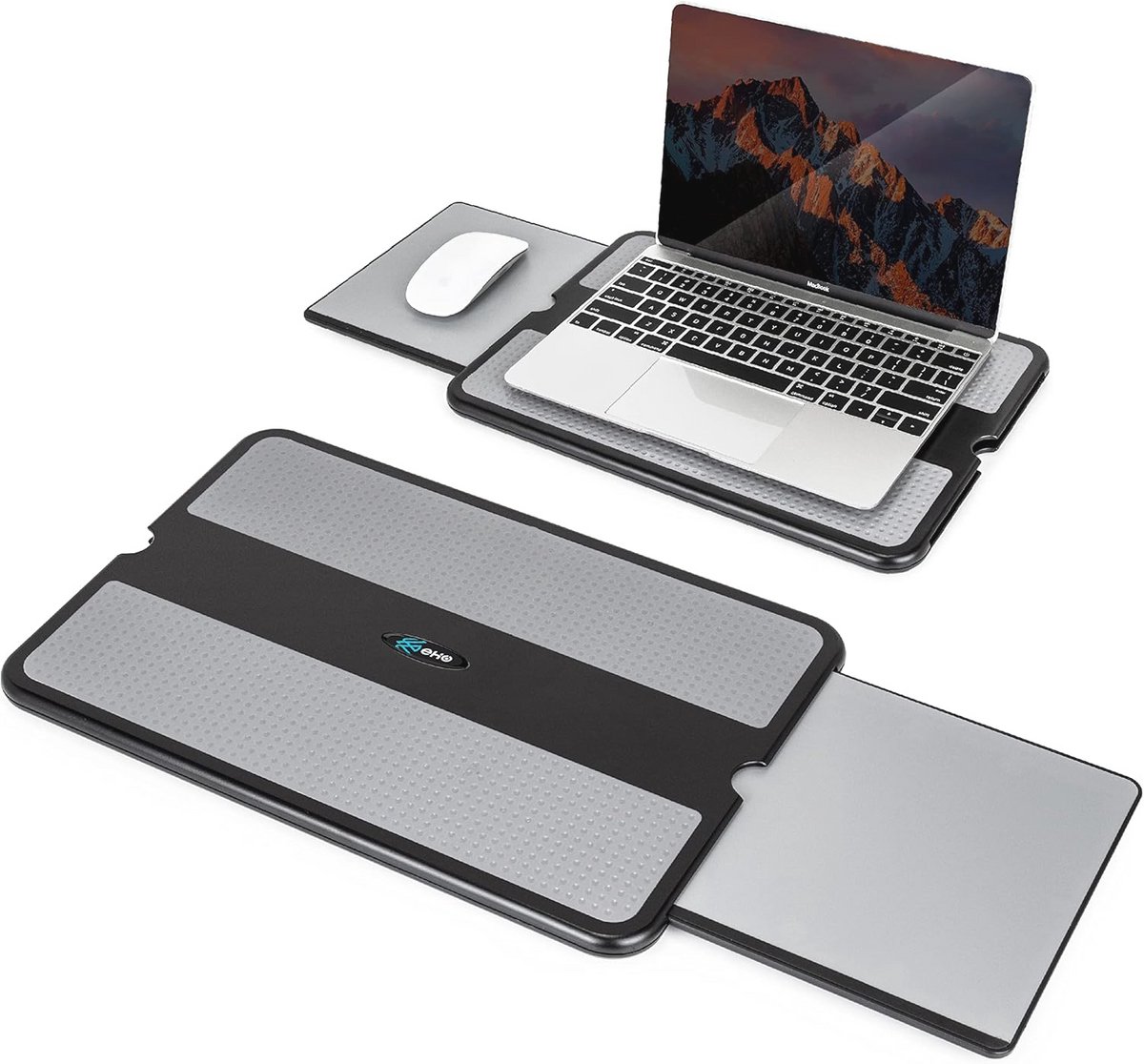 Laptopstandaard met intrekbare muismat lade voor bed en bank