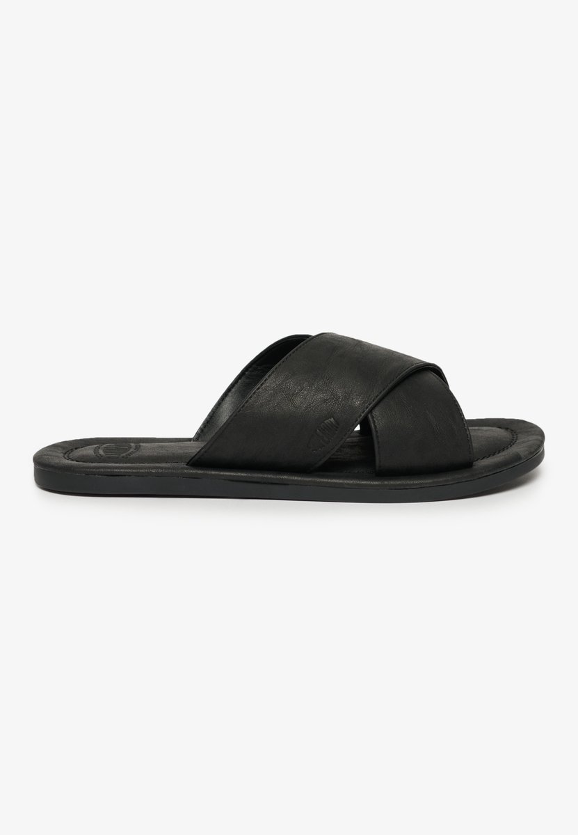 Superdry Heren Slippers Zwart