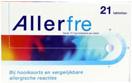 Allerfre Tabletten 10 mg - 21 tabletten