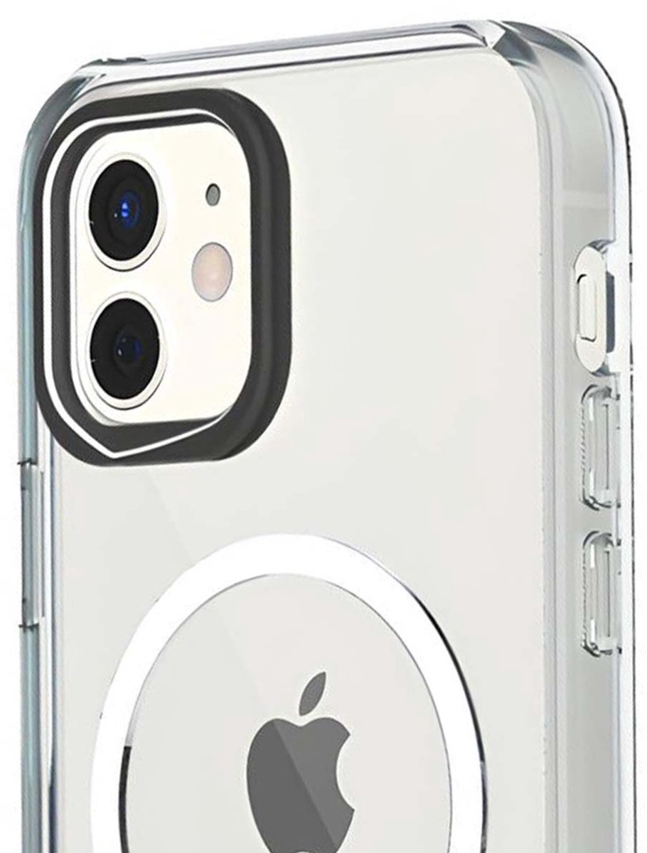 Rhinoshield, Hoesje geschikt voor iPhone 12 / 12 Pro - MagSafe Schokabsorberend & Anti-Vergeling, Transparant