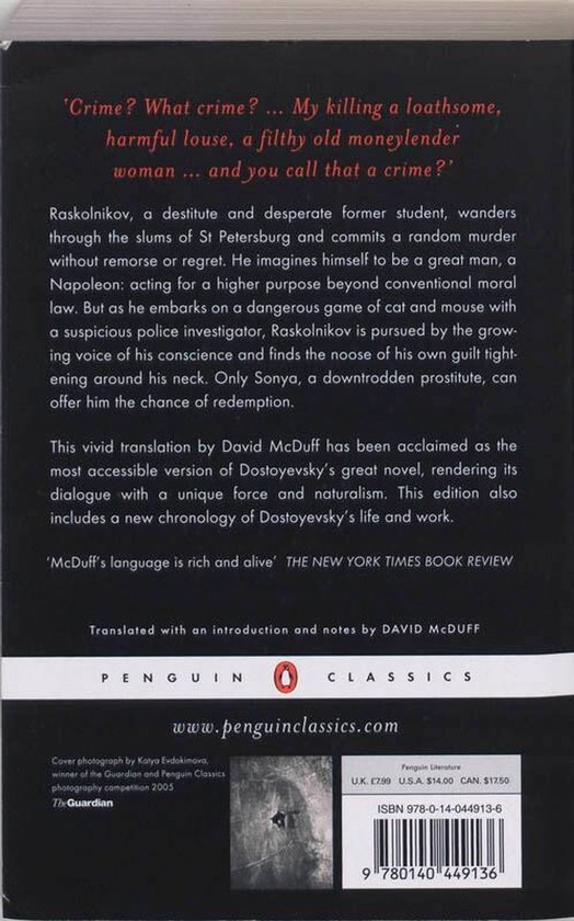 ISBN Crime and Punishment, classiques, Anglais, Livre broché, 718 pages