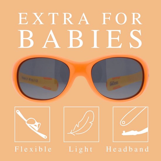 Zonnebril voor baby's - 100% UV 400 Bescherming - Gepolariseerd en Onverwoestbaar - Voor Kinderen 0-2 Jaar — afbeelding 2