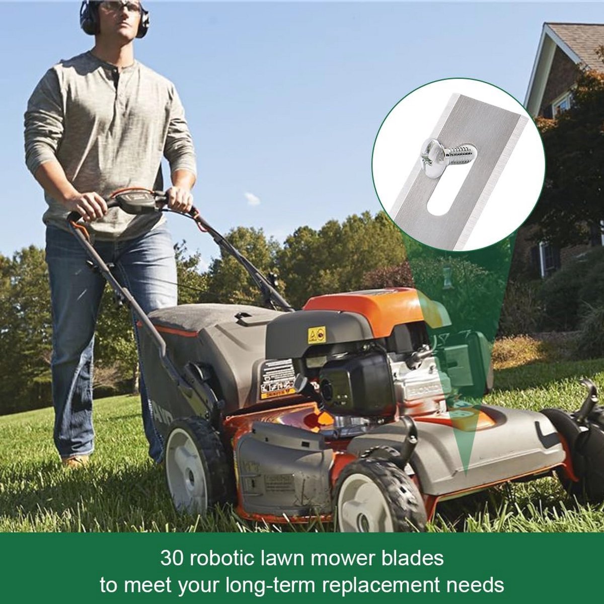 30 Stuks Messen voor Grasmaaiers - Hoogwaardige - afbeelding 3