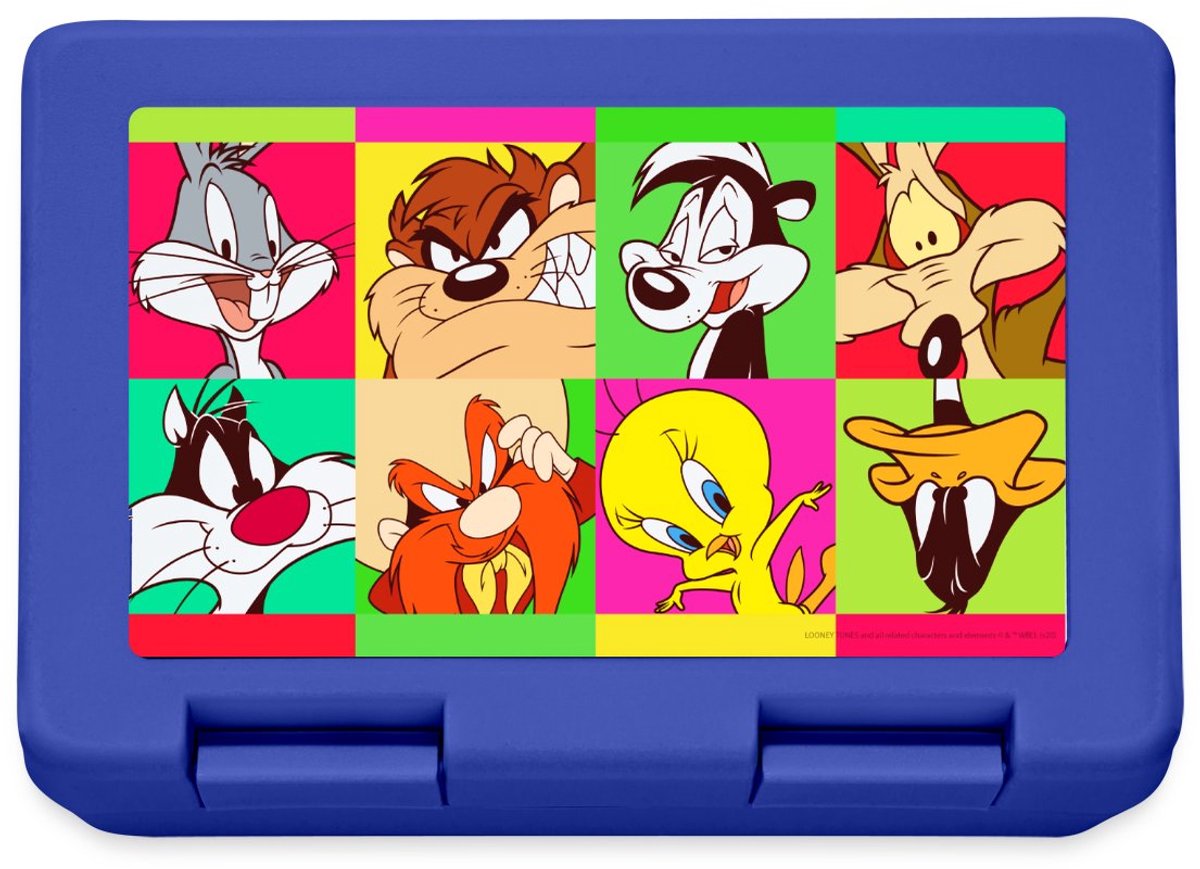 Looney Tunes karaktertegels Broodtrommel Lunchbox