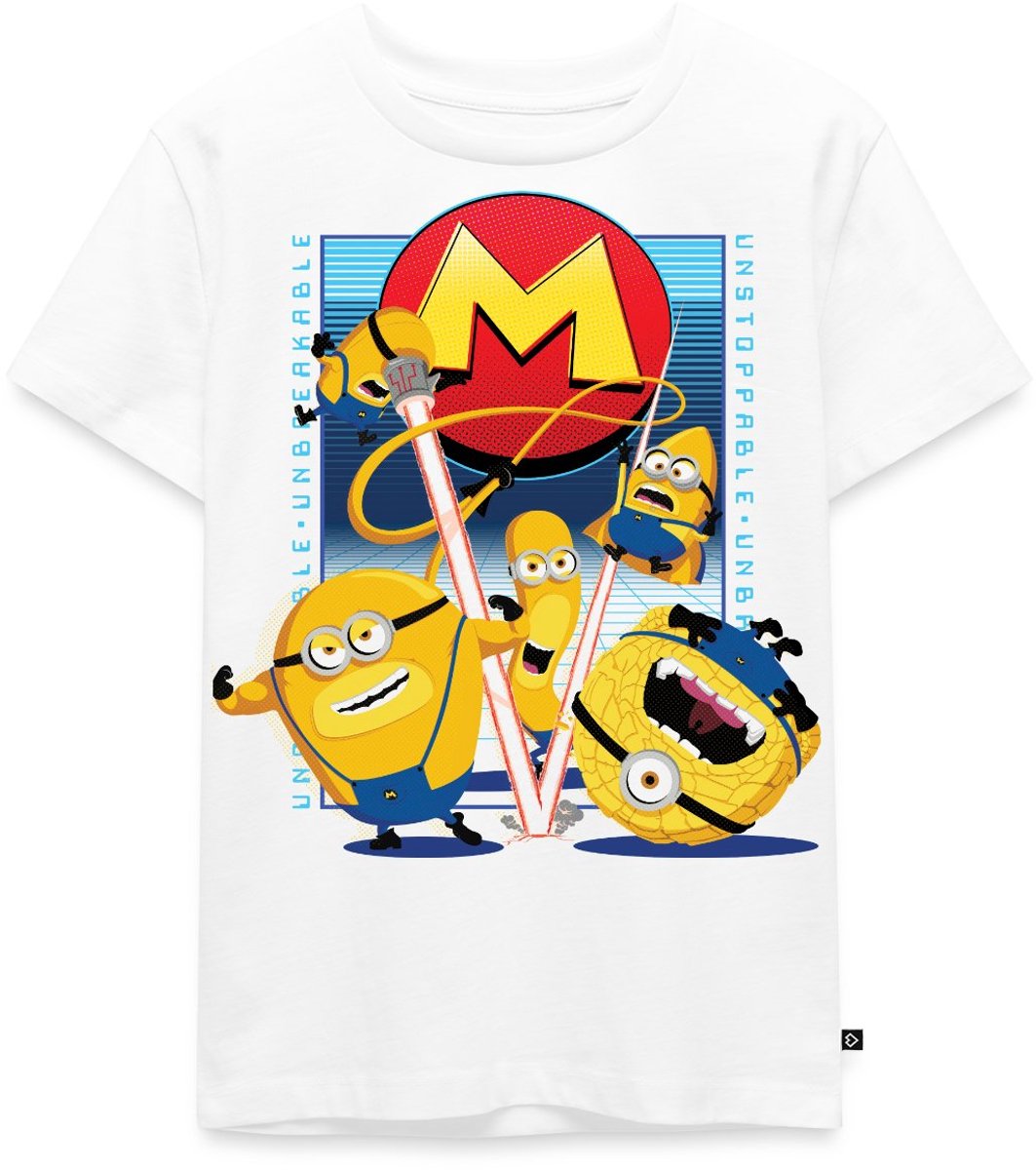 Minions Mega Minions Met Superkrachten Premium T Shirt Kinderen
