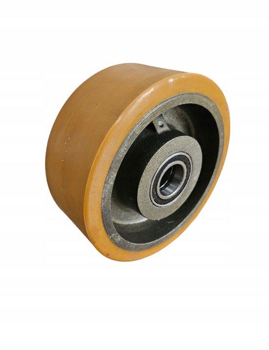 Wiko Valost wiel 200mm 1000kg Polyurethaan met Gietyzers Nate