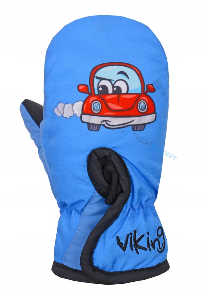 Viking Kiddo Kinder Winterhandschoenen met Klittenband Grijs