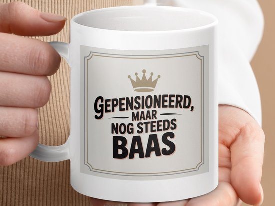 Mug « Retraité mais toujours patron », Mug de retraite humoristique, Cadeaux de retraite amusants pour collègues, Idées de cadeaux de retraite pour hommes