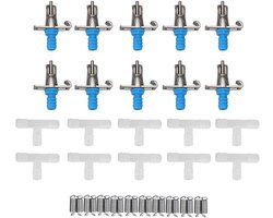EGoods - Automatische Kip Feeder Tepels voor Gevogelte - Eenvoudig Water Drink Systeem met 10 Stuks