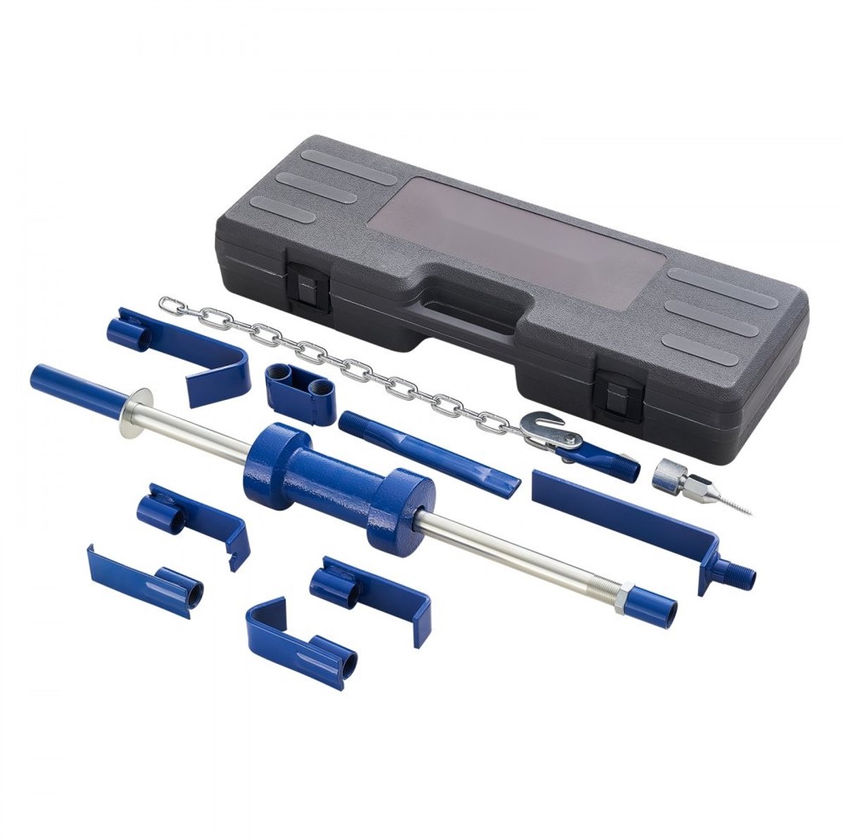 Uitdeukset Auto Deukentrekker - Glijhamer 14-in-1 - 5,9 kg - Reparatieframe - Draagtas - Verlengstuk - Antislip Handgreep