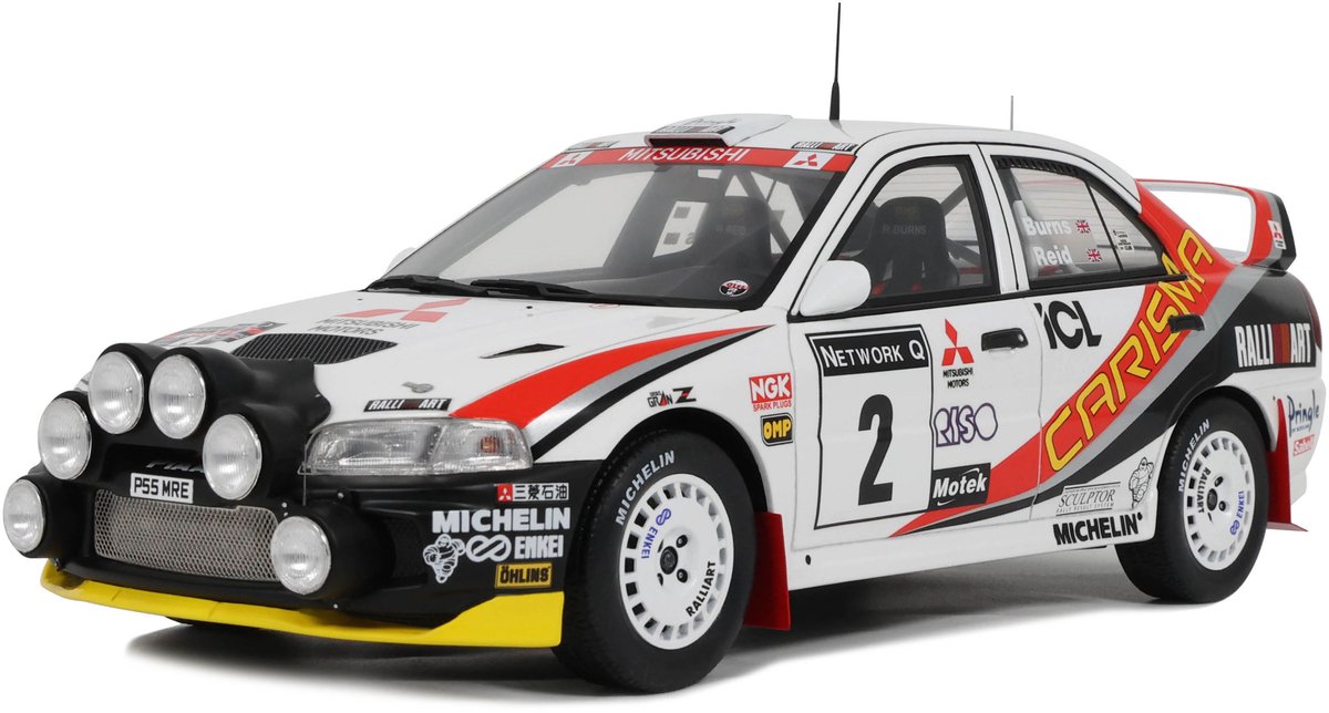 Mitsubishi Carisma GT - No 2 r. Burns Gr. A RAC RALLY 1997- OT1192- Ottomobile - Resin model limited 2000 pcs
