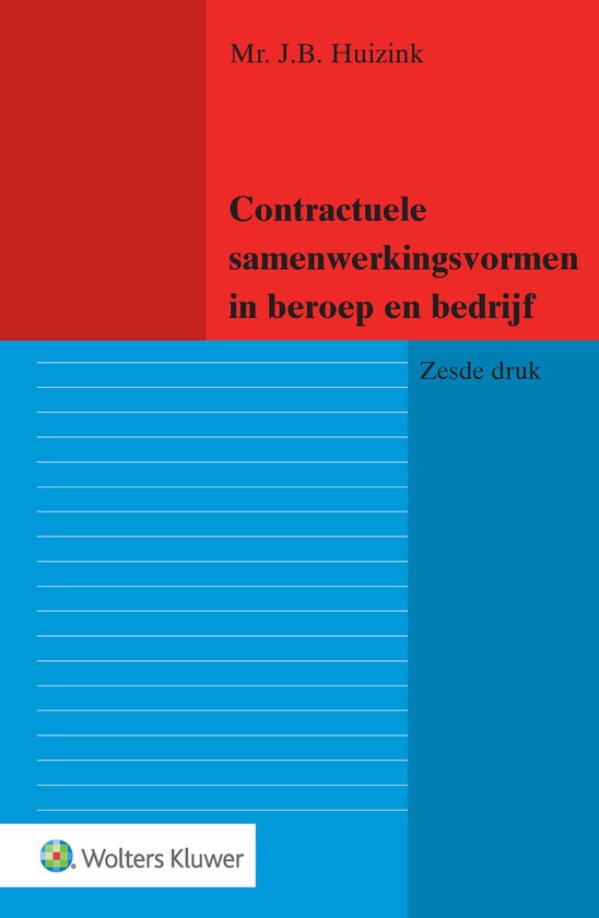 Contractuele samenwerkingsvormen in beroep en bedrijf - cover
