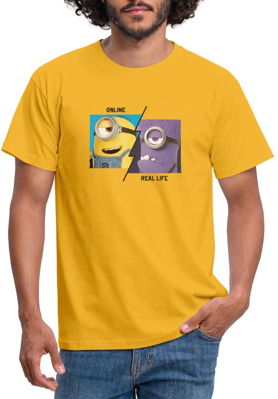 Kids T-shirt Minions: Stuart Dracula Vampir Sorry I'm Bad, sparkling white, 116-122