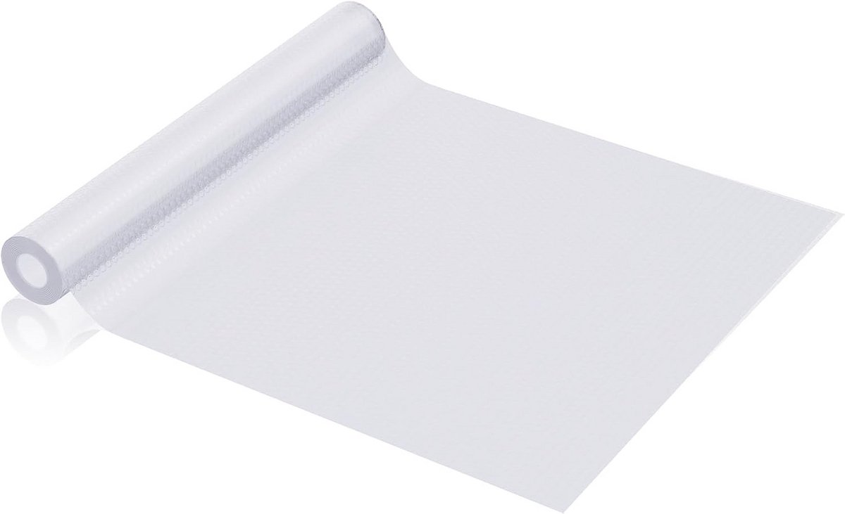 Antislip lademat voor keuken en koelkast - 4 rollen van 30 x 200 cm - maatwerk en transparant