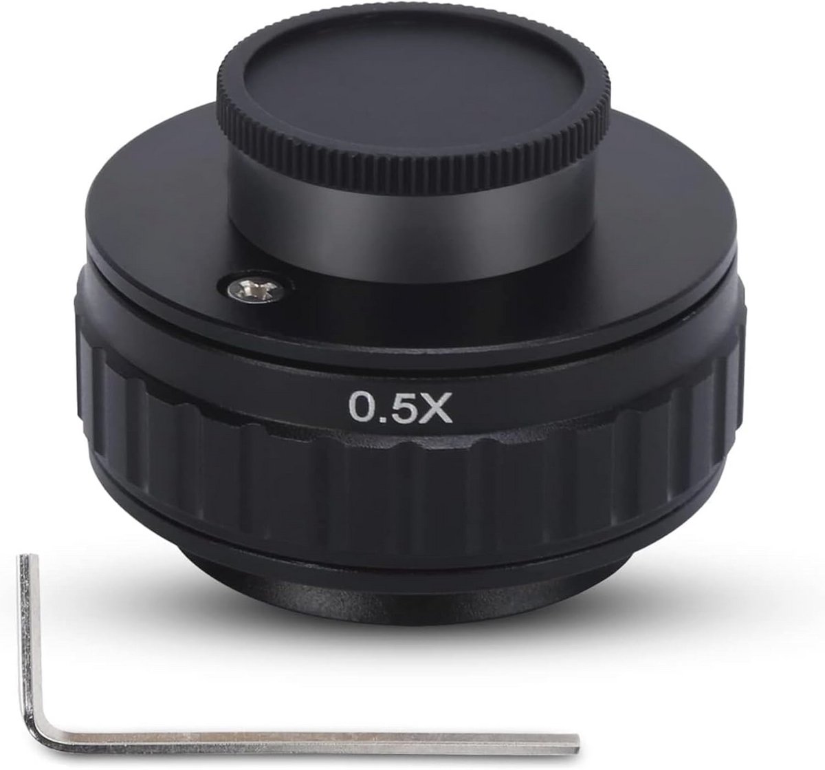 Microscoopadapter 0,5x met 38 mm C-mount voor digitale camera's
