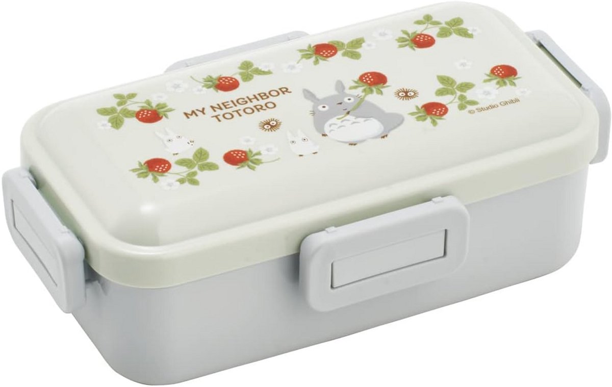 Totoro Bento Box met Vier Sluitingen Framboos
