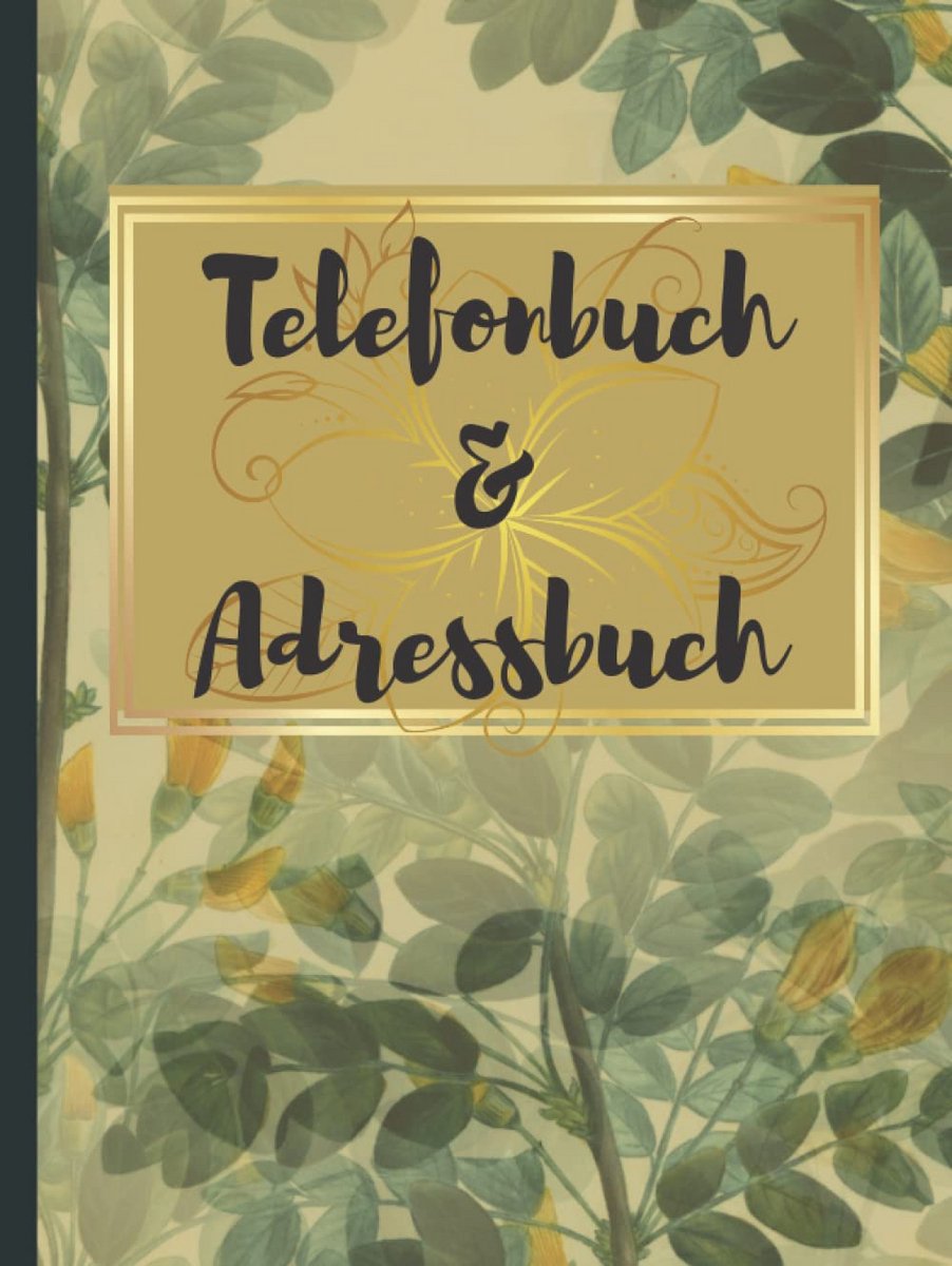 Telefoon- en Adresboek DIN A4 - Alfabetisch Register A-Z - Voor Werk en Thuis