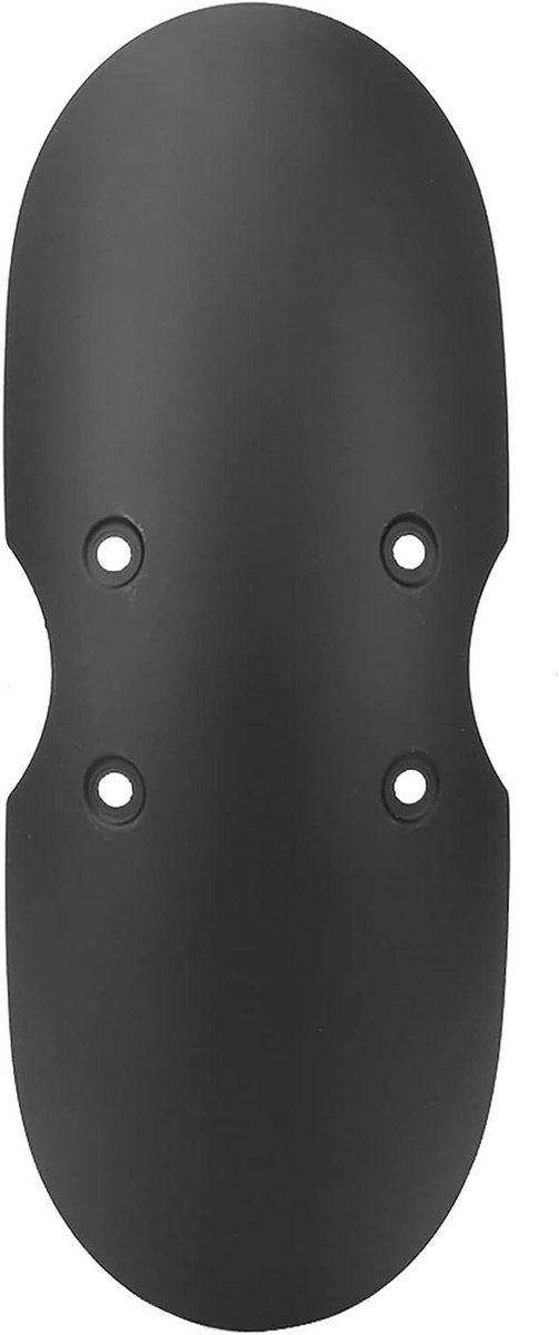 Allecta - Universeel motorfiets spatbord in mat zwart, slijtvast en geschikt voor aanpassing.