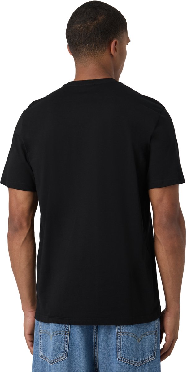 Short Sleeve Crew Neck Tee T-Shirts Zwart