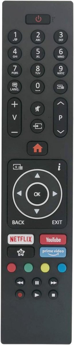 Afstandsbediening vervanging voor Finlux en Logik TV's